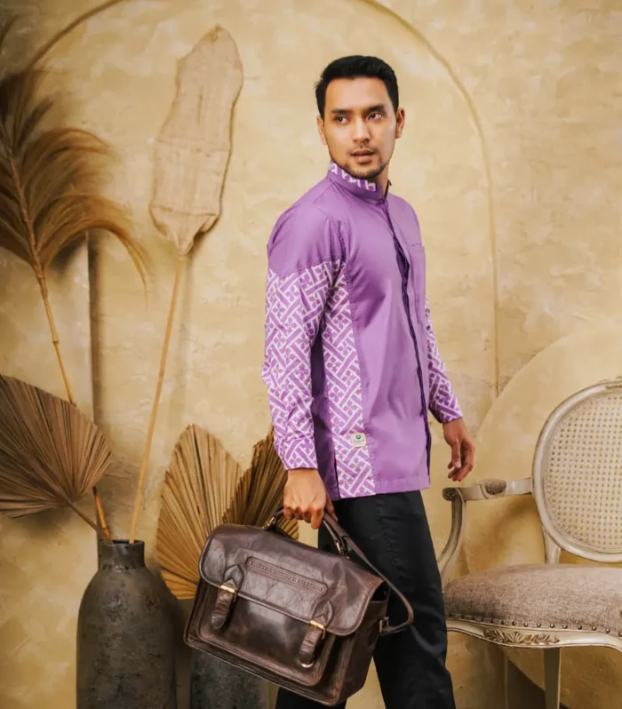 Kemal Batik Lilac